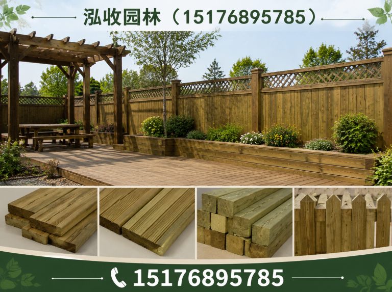 淄博京津冀防腐木工程展示图